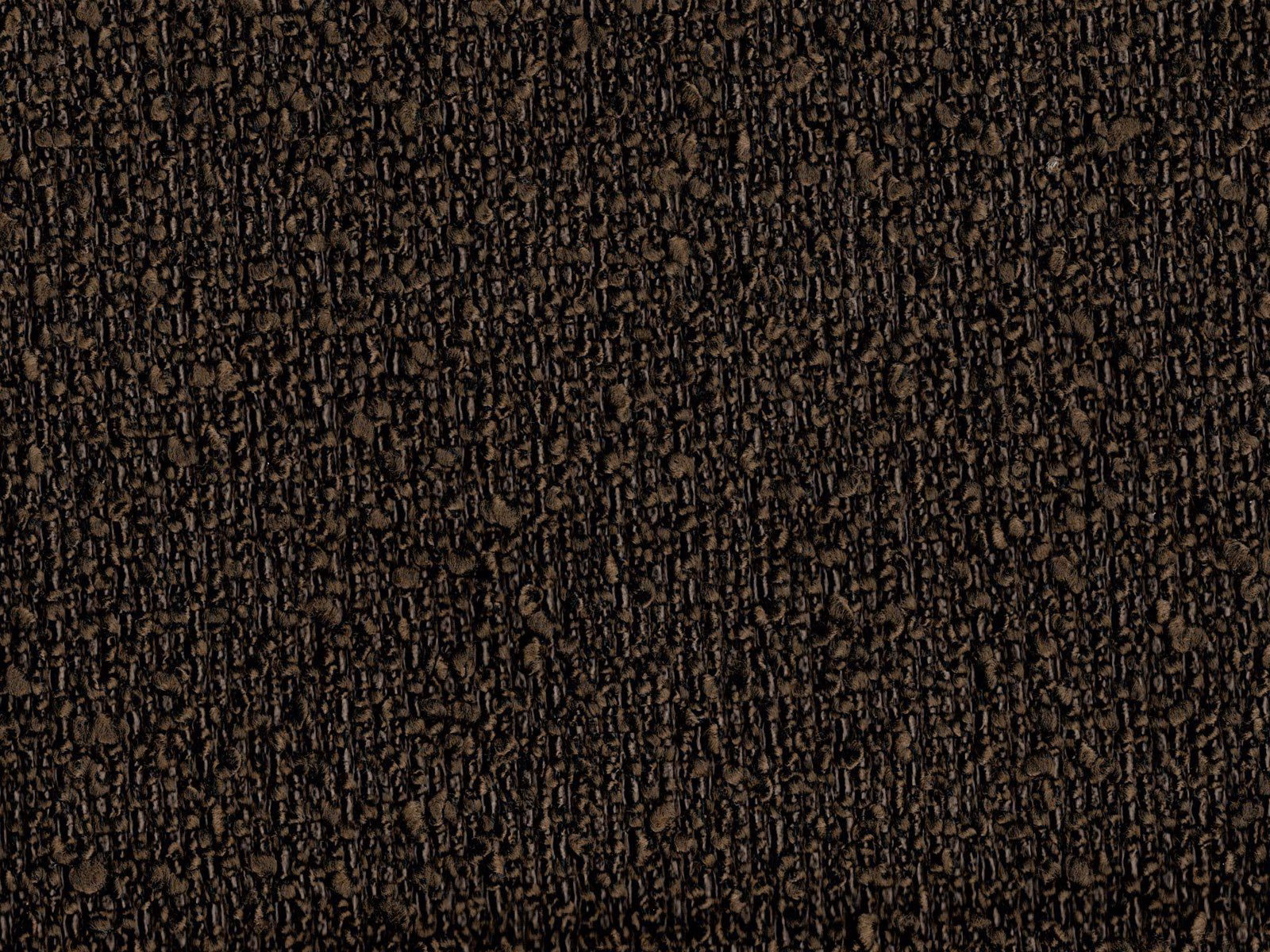 Near-black espresso brown boucle with raised irregular loops and subtle chocolate highlights