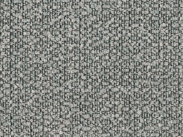 Cool grey boucle with black and white flecks in a close vertical weave