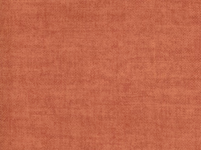 Warm terracotta velvet with a softly mottled, close-textured surface