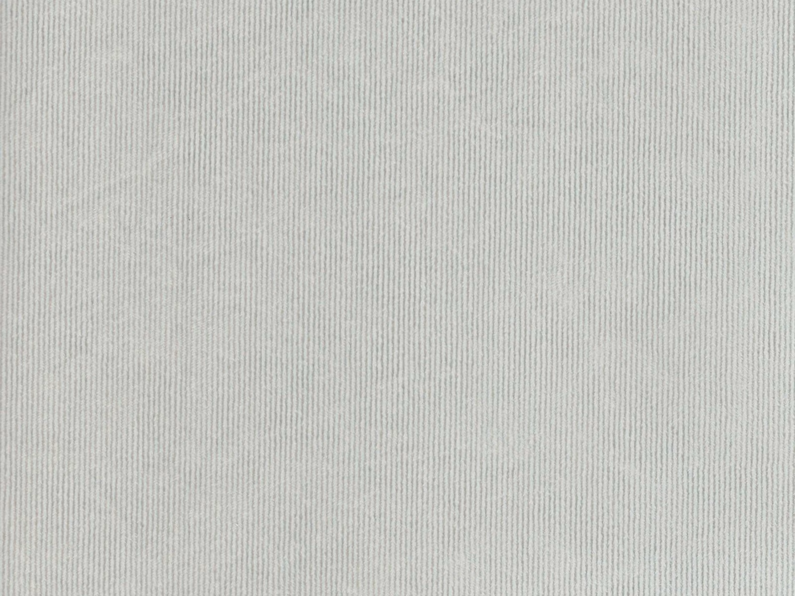 Cool pale-grey velvet swatch with fine vertical ribbed texture and silvery light-catching surface