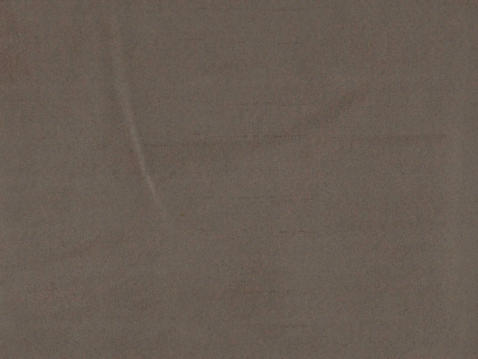 Muted taupe-grey faux suede with a softly mottled, smooth low-pile surface