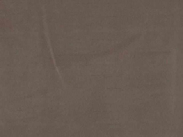 Muted taupe-grey faux suede with a softly mottled, smooth low-pile surface