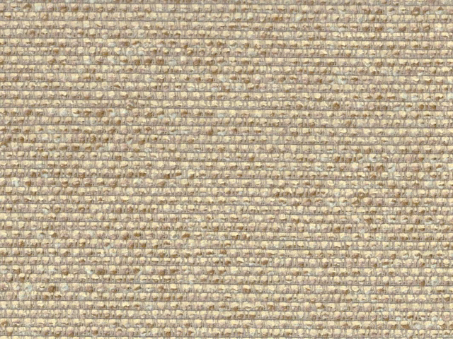 Warm taupe beige chenille with cream and grey flecks in horizontal woven rows