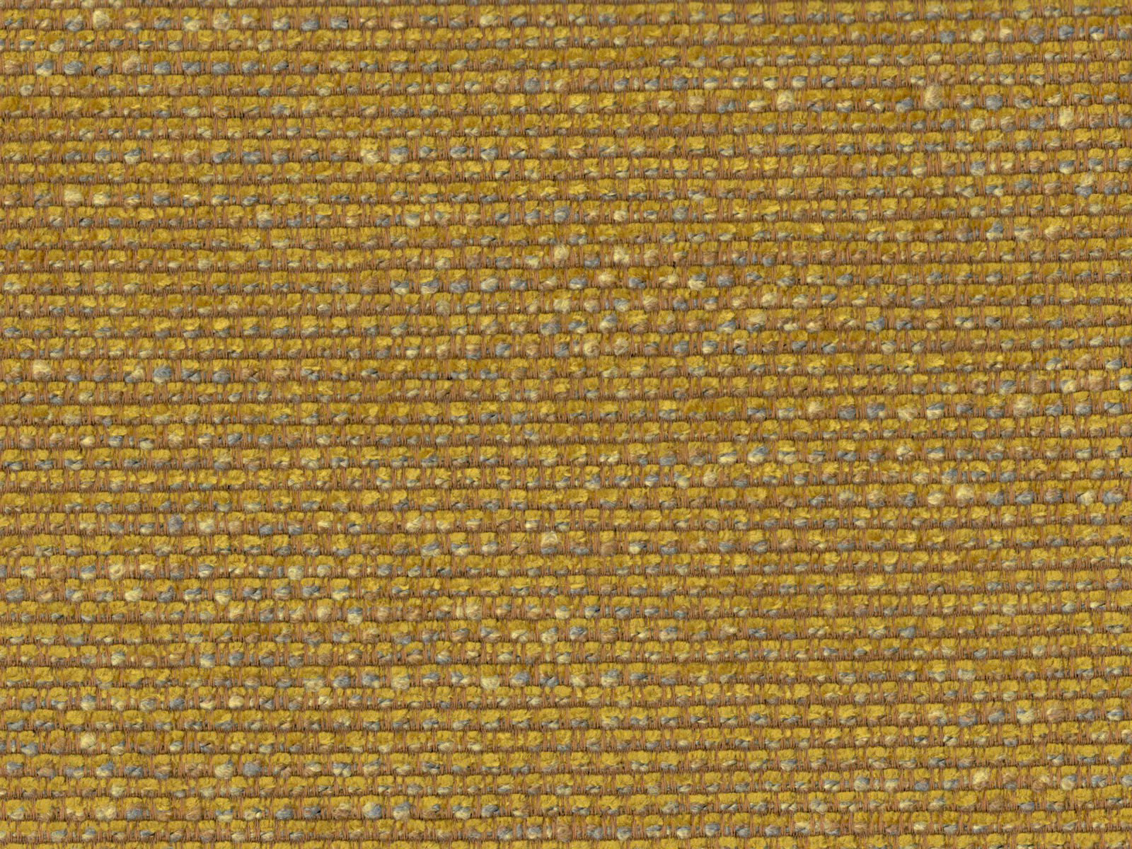 Warm ochre-gold chenille with fine horizontal rows and softly flecked texture