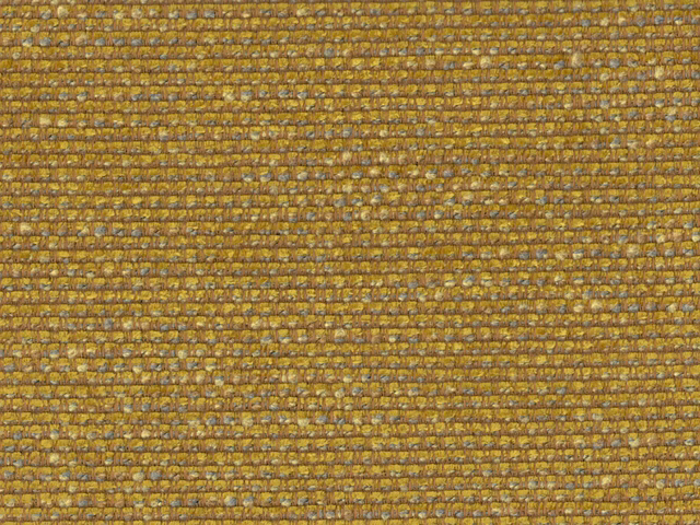 Warm ochre-gold chenille with fine horizontal rows and softly flecked texture