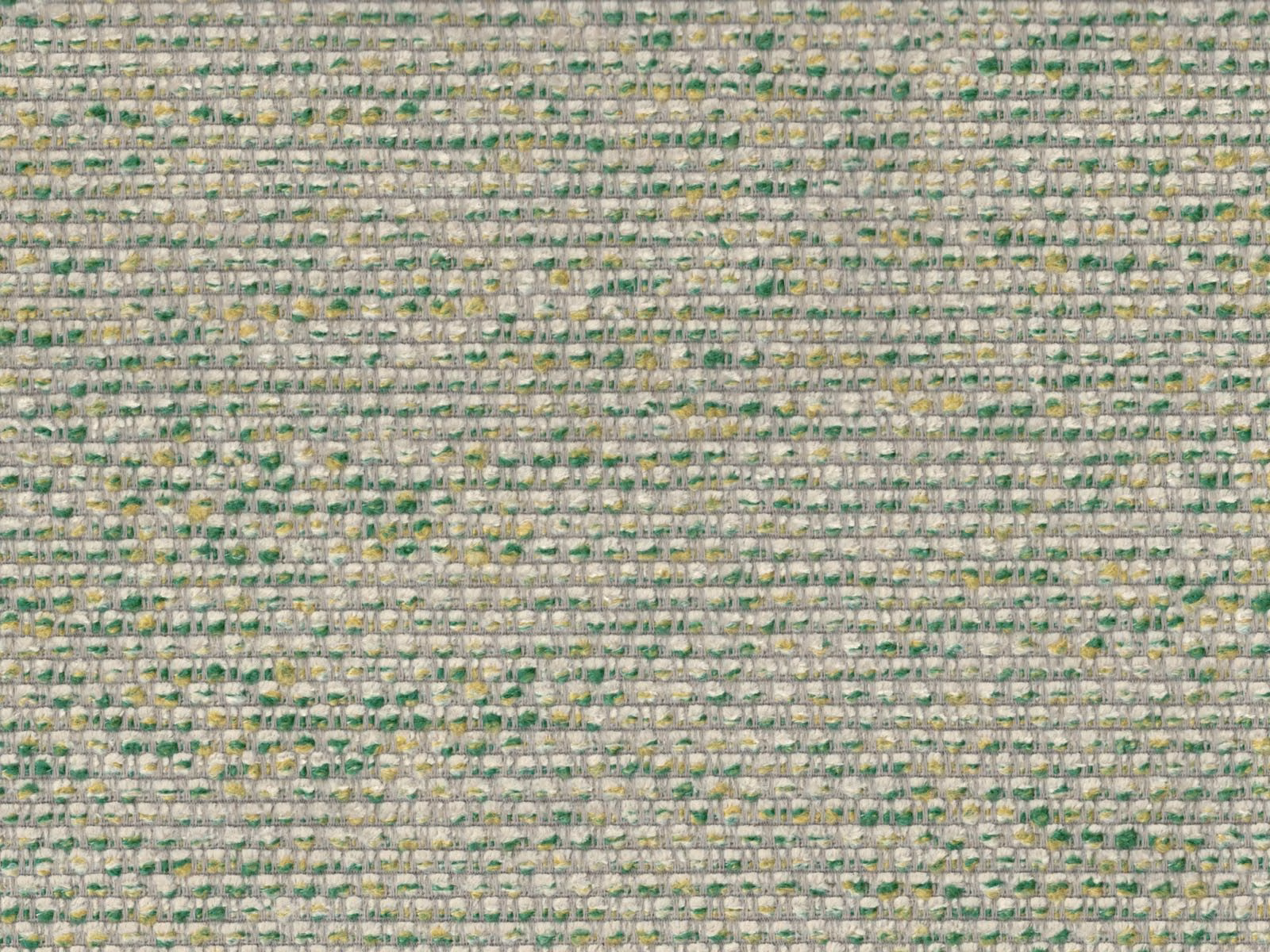 Pale sage-grey chenille with horizontal nubby weave and green flecks