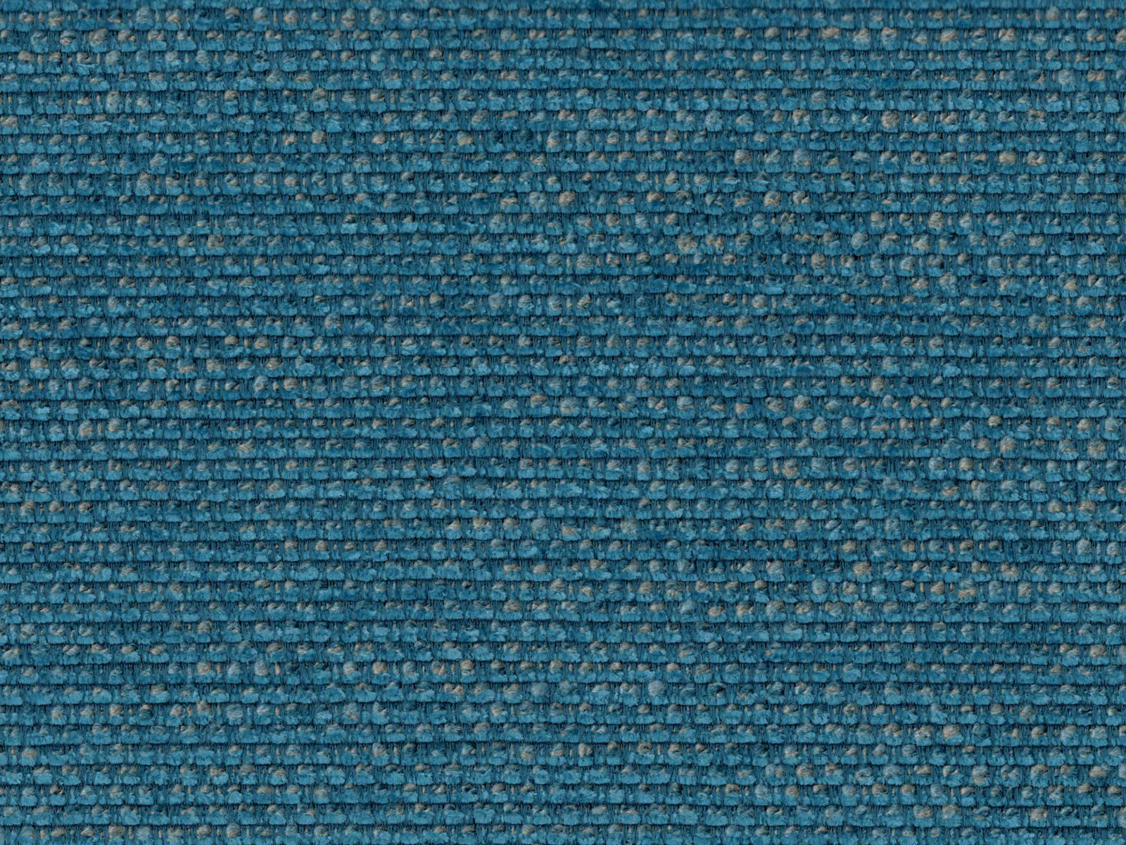 Deep teal blue chenille with tightly ridged horizontal texture and subtle tonal flecks