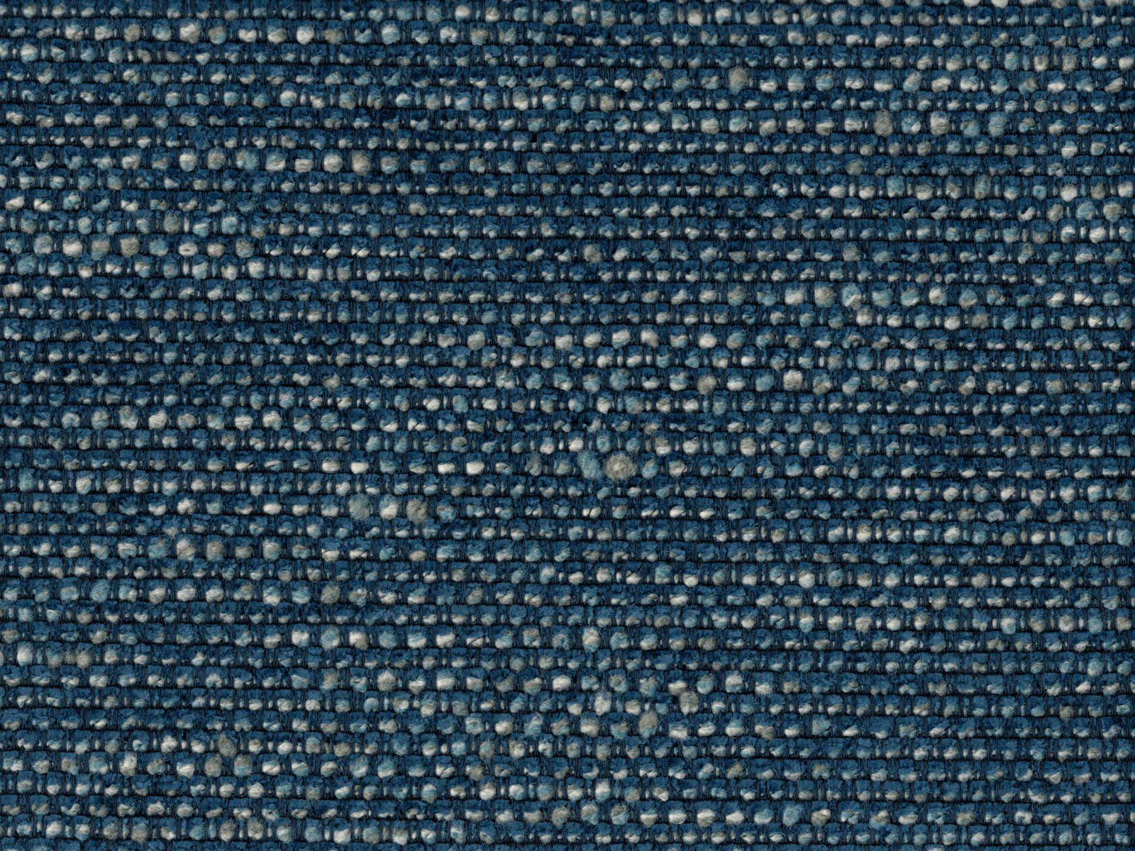 Deep blue chenille with slate and teal flecks in horizontal textured rows