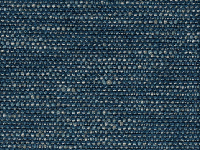 Deep blue chenille with slate and teal flecks in horizontal textured rows