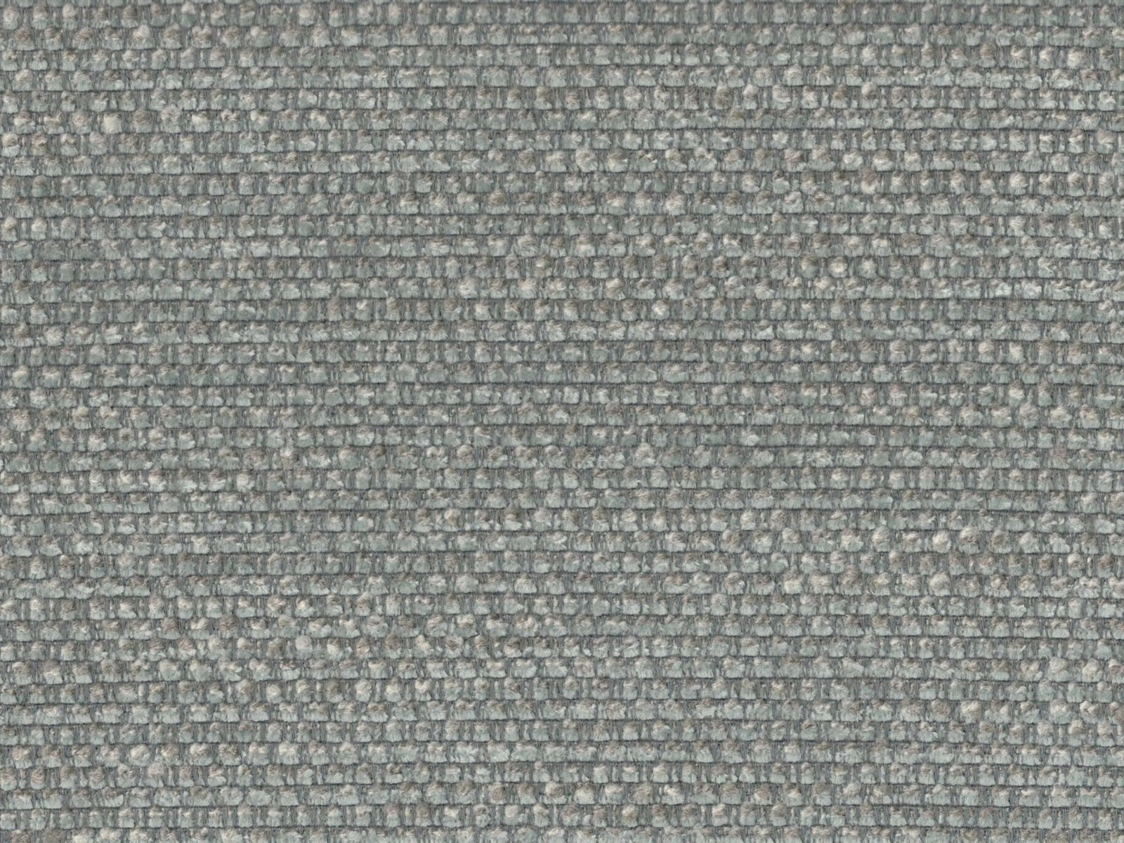 Cool blue-grey chenille with a small irregular looped weave and mottled silvery texture