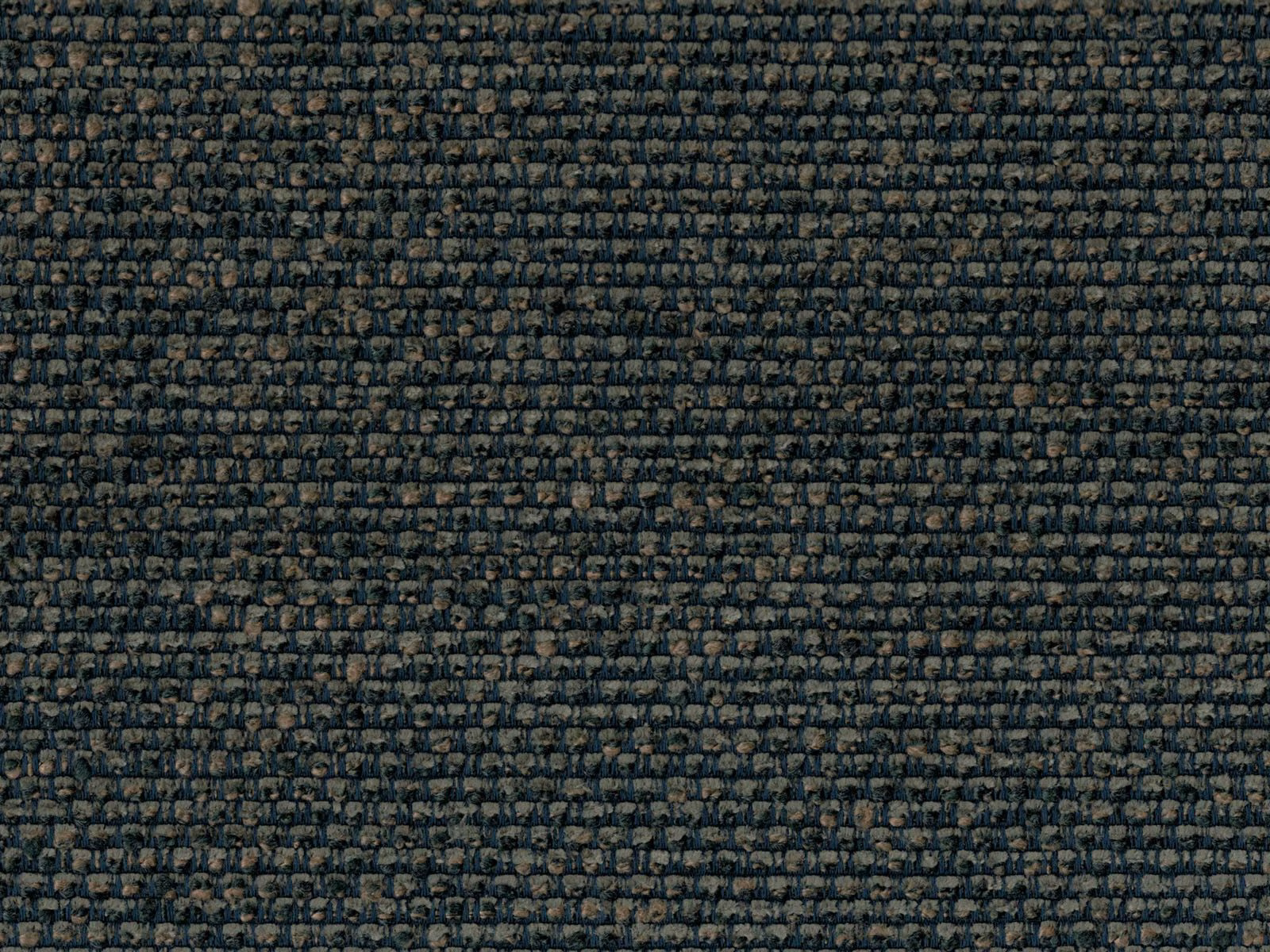 Close-up of dark blue-charcoal chenille with tiny taupe-grey woven flecks