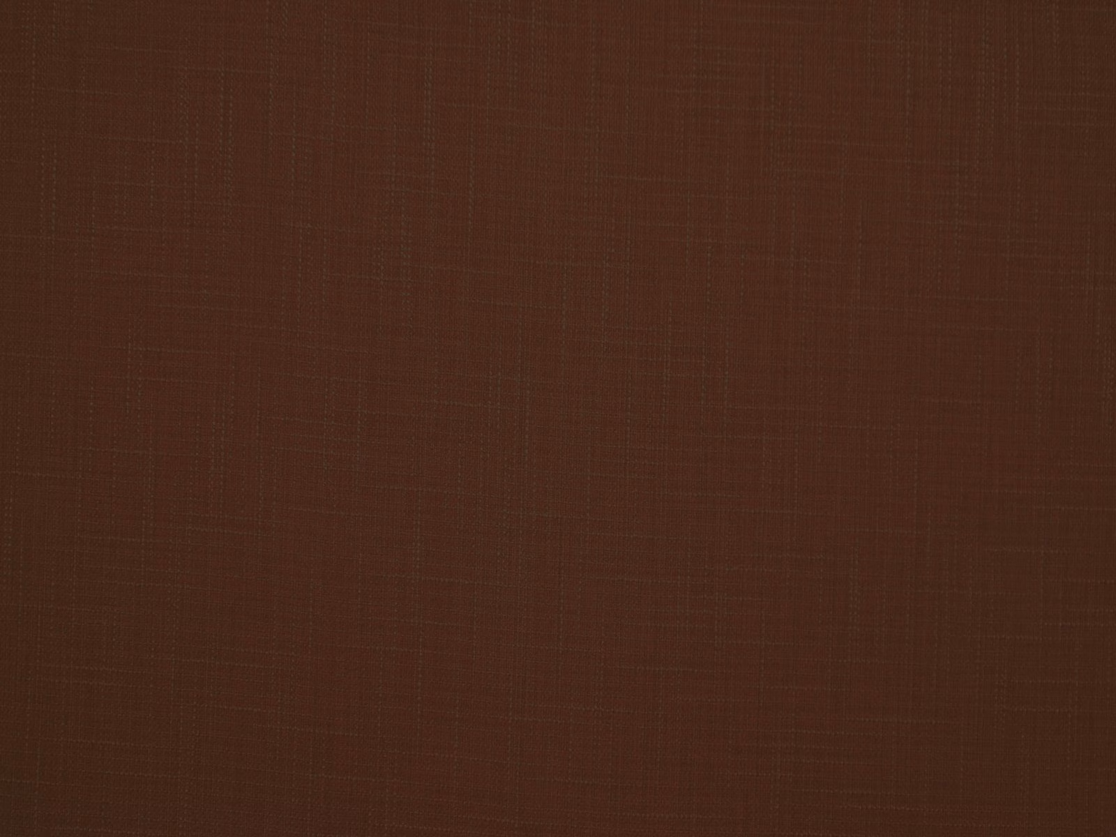 Deep chocolate-brown faux linen with a subtle vertical and horizontal crossweave