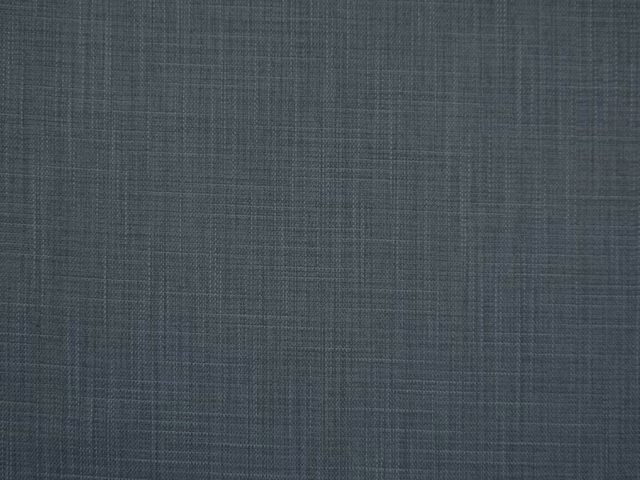 Deep blue-grey faux linen with a fine crosshatched woven texture