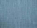 Muted blue-teal faux linen with fine crosshatched woven texture and subtle grey variation