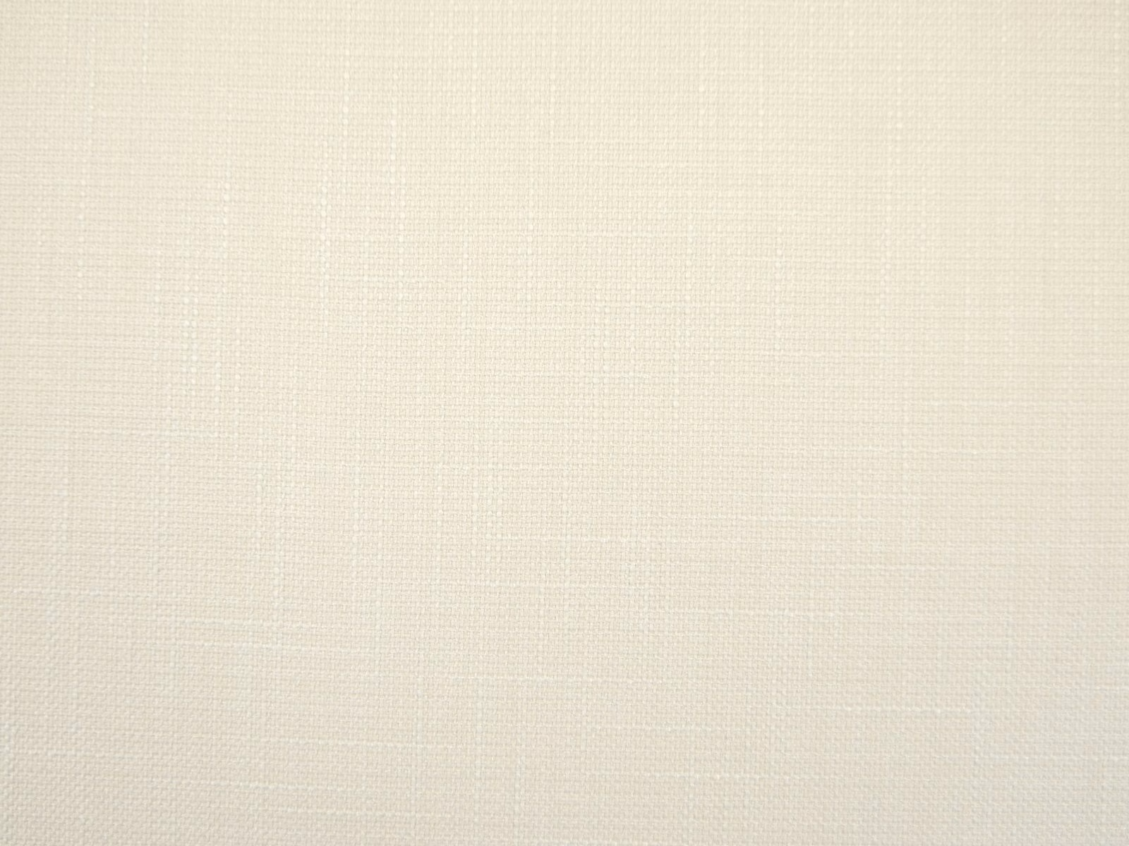 Soft ivory faux linen with a fine woven crosshatch texture