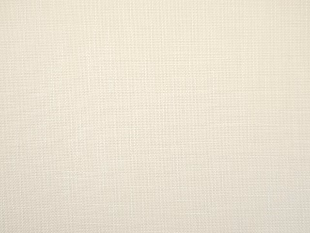 Soft ivory faux linen with a fine woven crosshatch texture