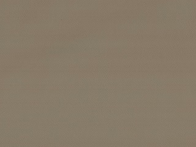 Close-up of muted taupe-grey faux leather with a fine, even pebbled grain