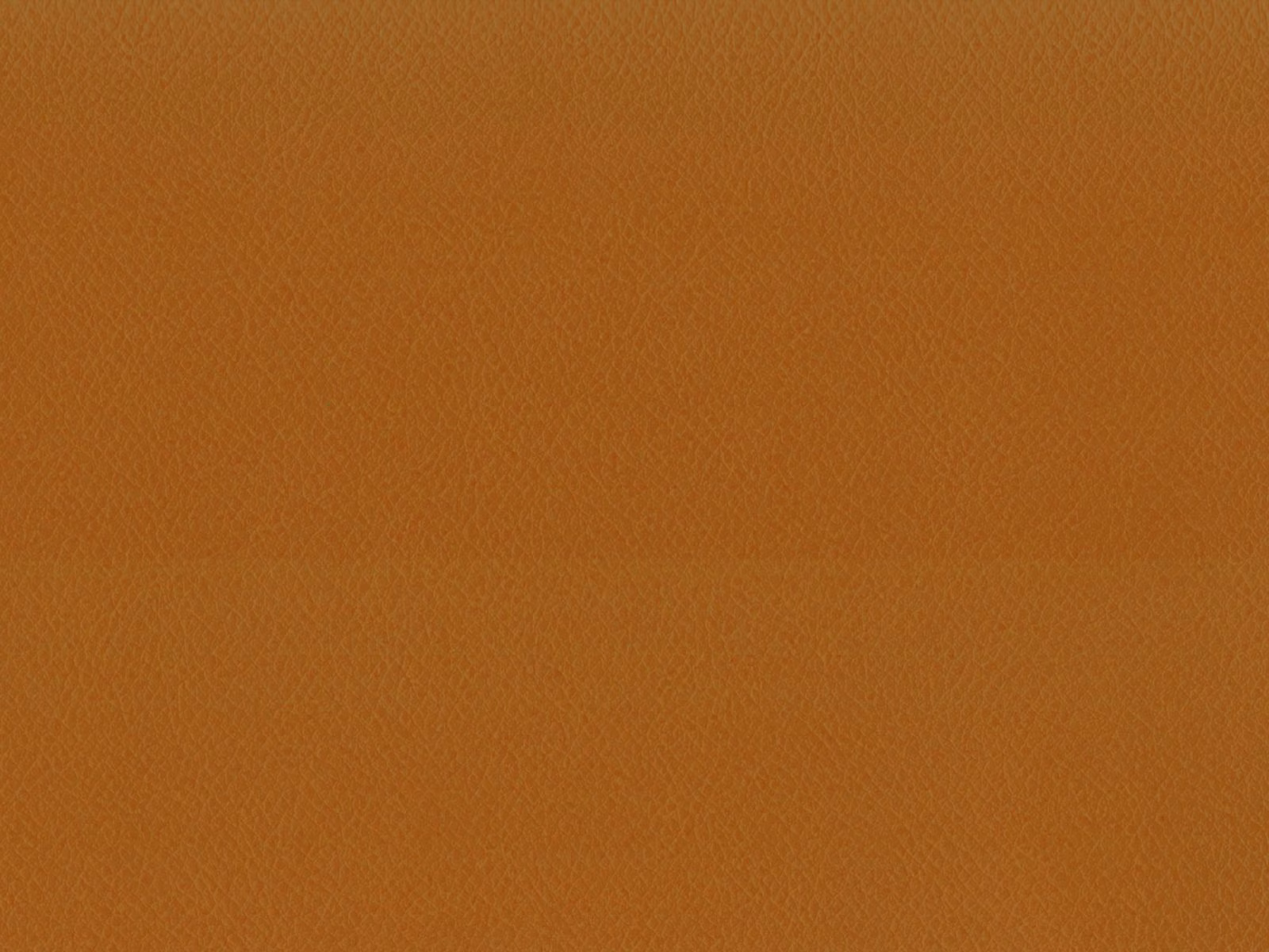 Warm burnt-orange faux leather with a fine, even pebbled grain