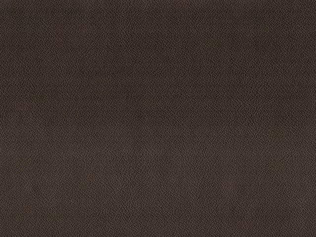 Deep espresso-brown faux leather showing a fine, subtly pebbled grain