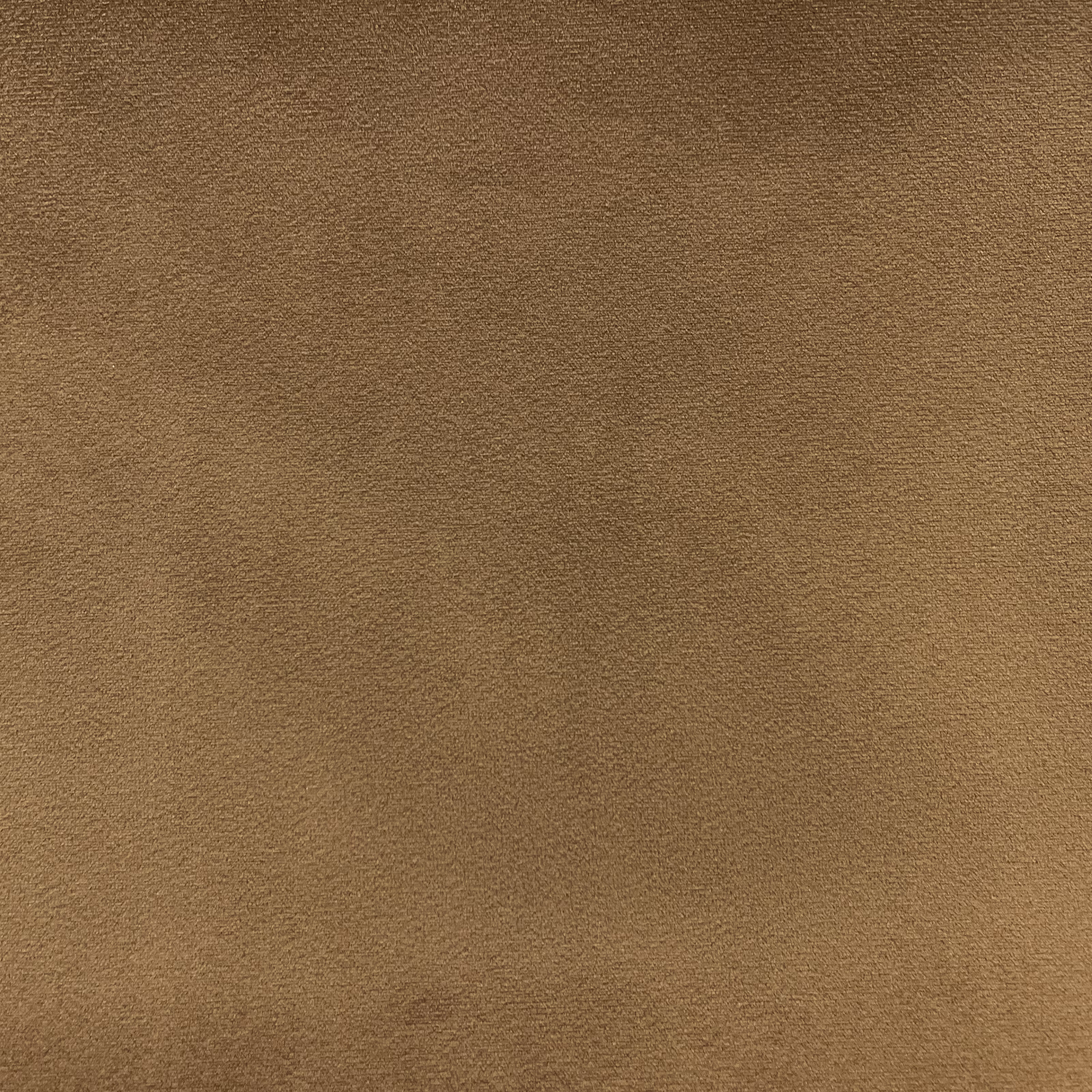 Warm cocoa-brown velvet swatch with a softly brushed, light-catching pile