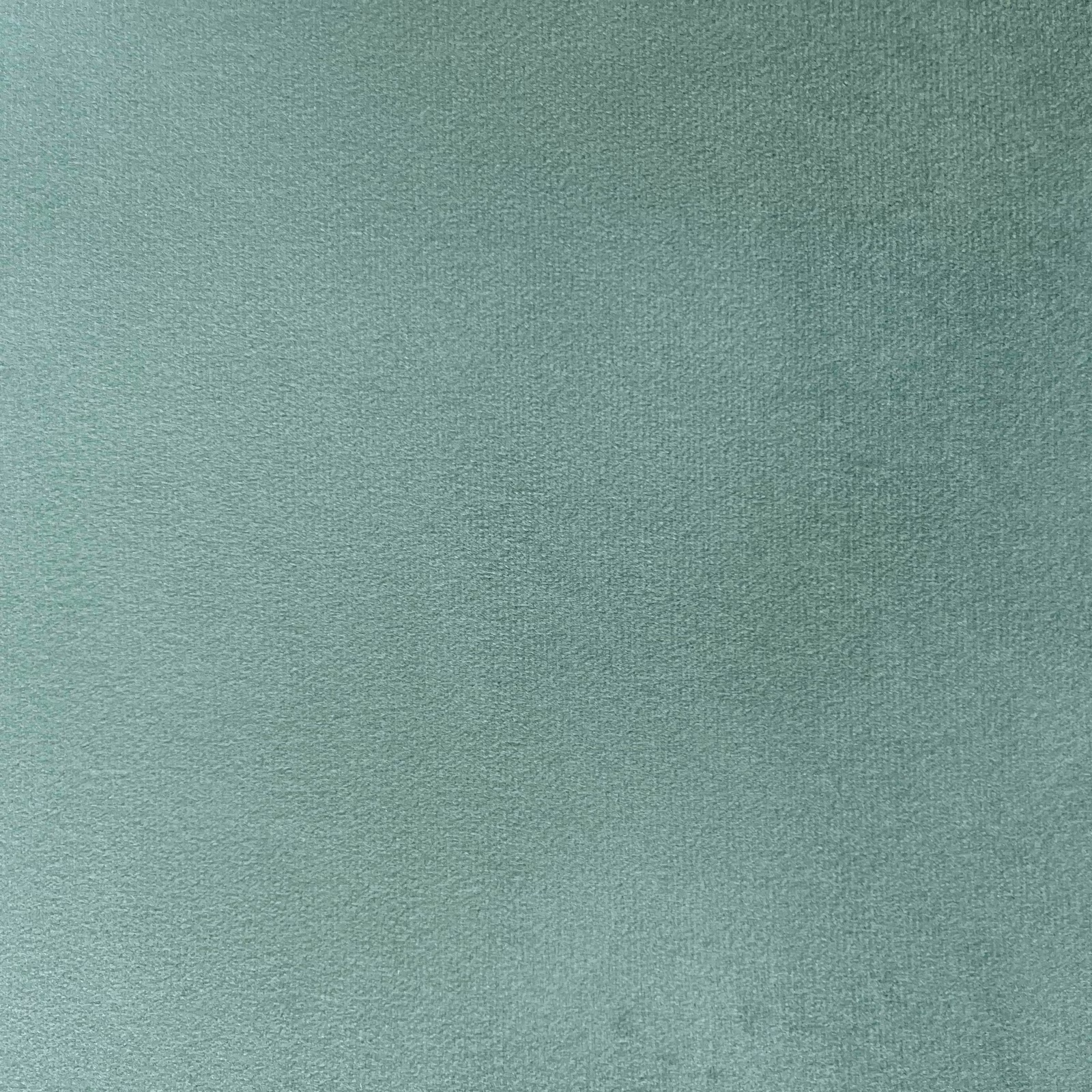 Muted aqua-teal velvet surface with soft directional nap and fine tonal variation