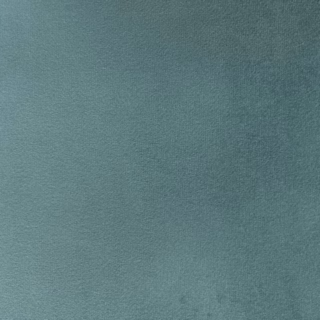 Muted blue-green teal velvet with fine brushed pile and subtle directional sheen