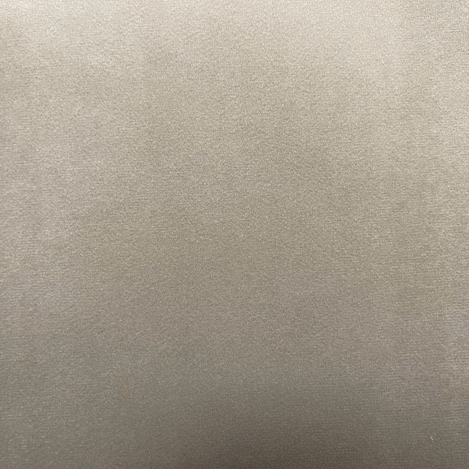 Warm mushroom-taupe velvet with a fine pile and soft directional sheen