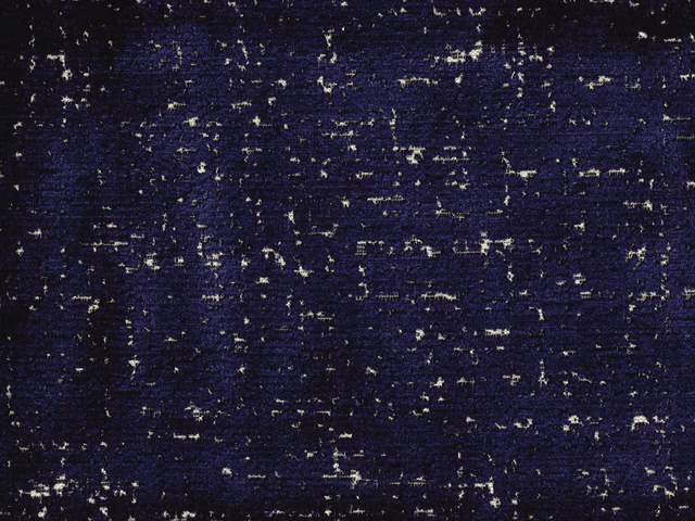 Deep indigo velvet with irregular pale flecks and broken horizontal texture