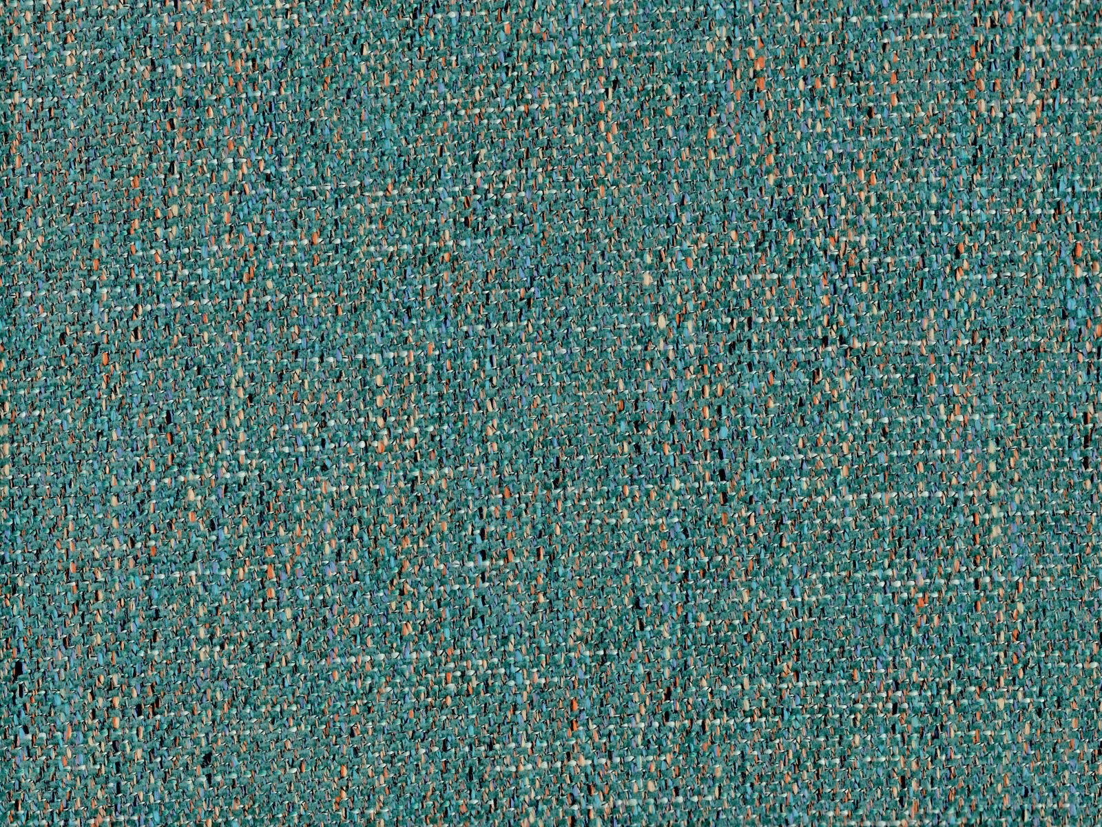 Deep teal chenille with turquoise, charcoal and beige flecks in a nubby weave