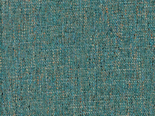 Deep teal chenille with turquoise, charcoal and beige flecks in a nubby weave
