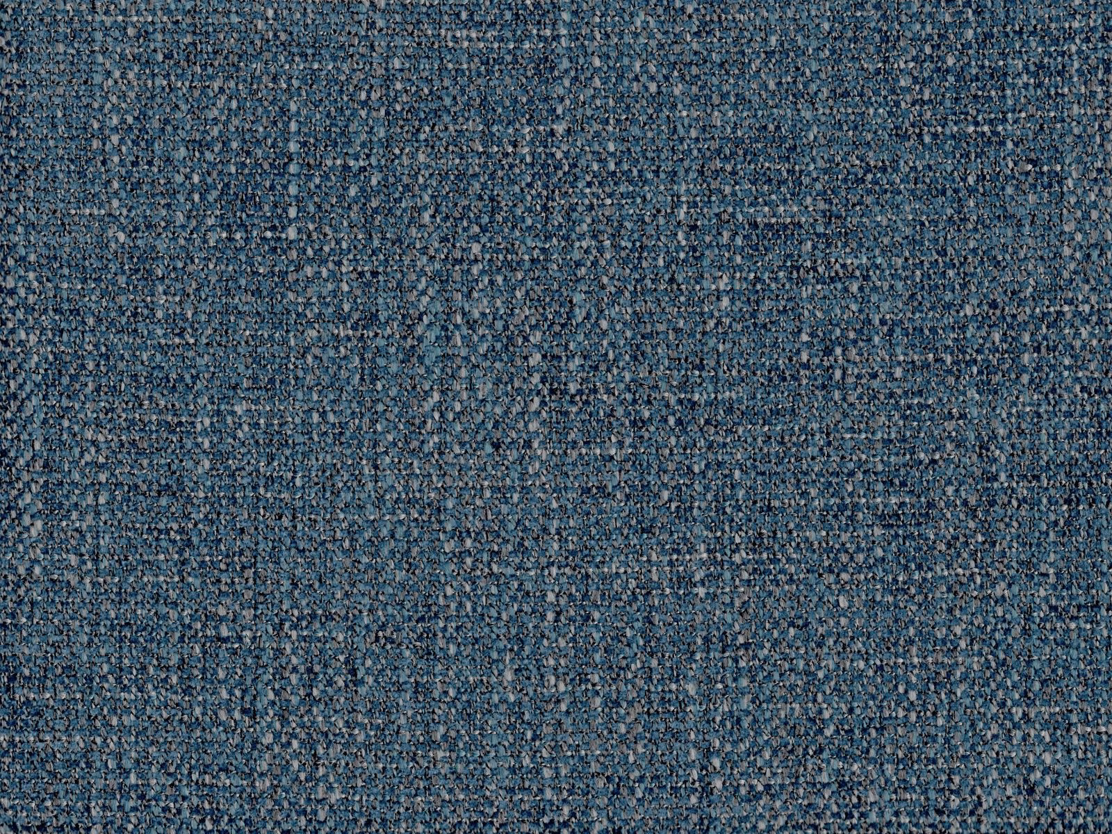 Mottled blue-grey chenille with teal and charcoal flecks in a close weave