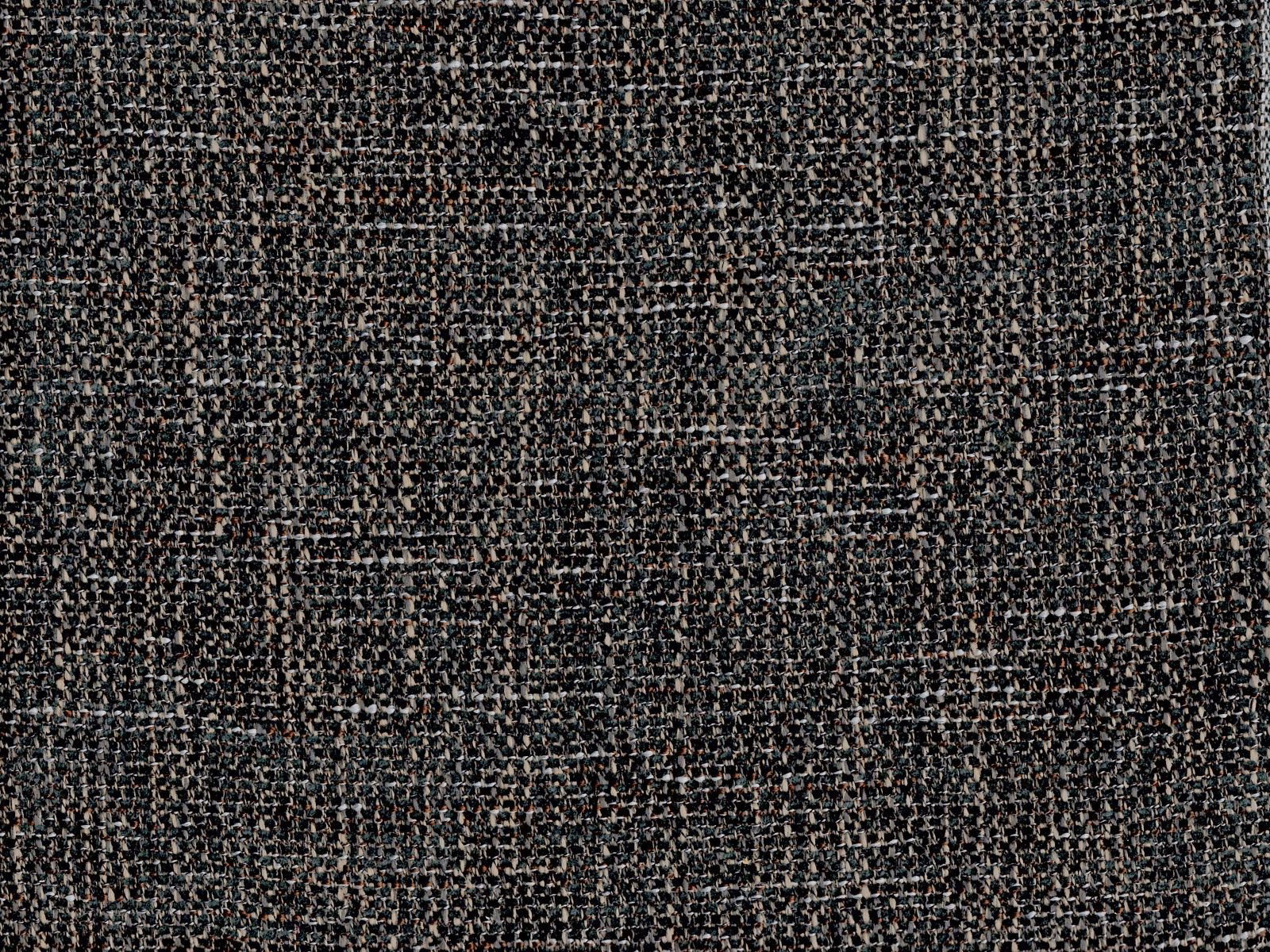 Charcoal chenille upholstery with fine taupe flecks and irregular woven texture
