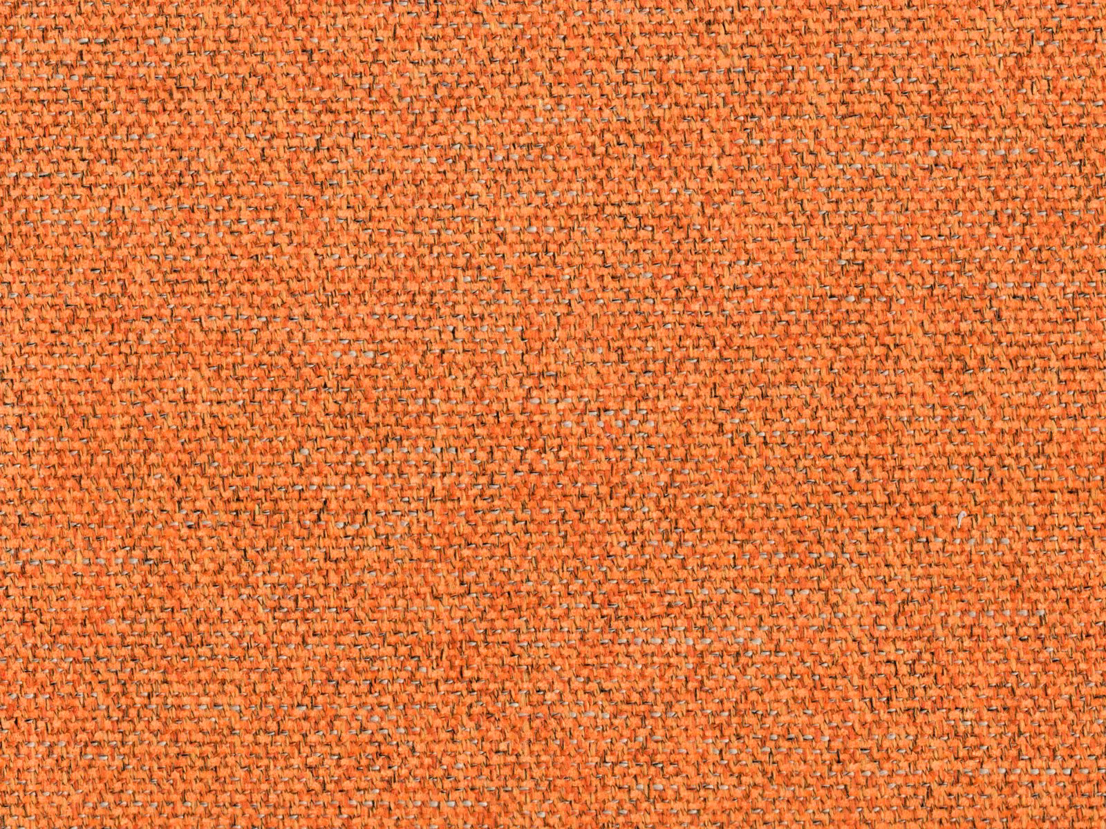 Burnt terracotta orange chenille with a finely nubby, flecked woven texture