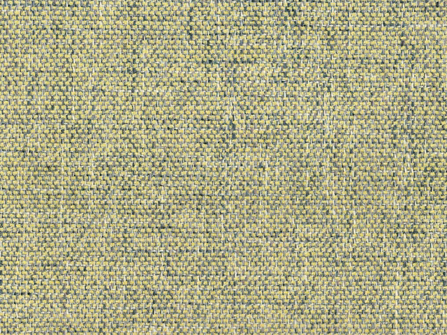 Close-up of muted chartreuse chenille with blue-grey flecks and a dense textured weave