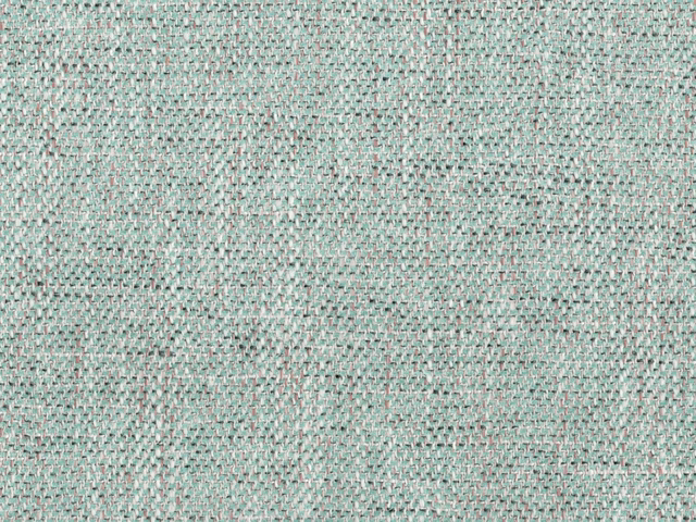 Pale mint-teal chenille with a softly flecked, tightly woven surface