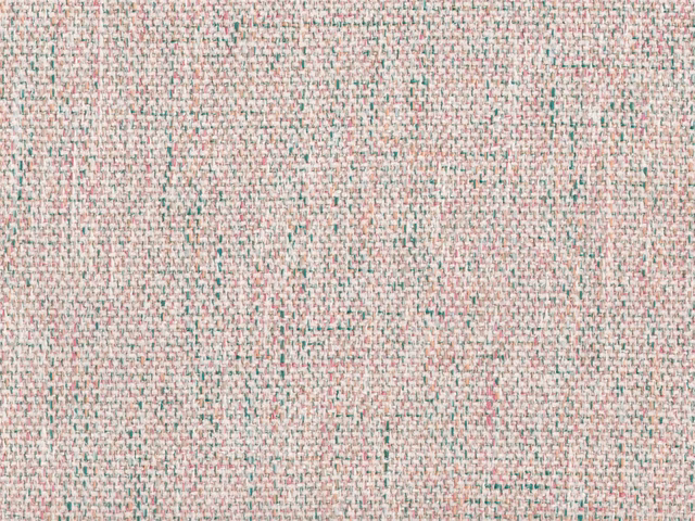 Blush pink chenille with cream texture and fine muted green flecks