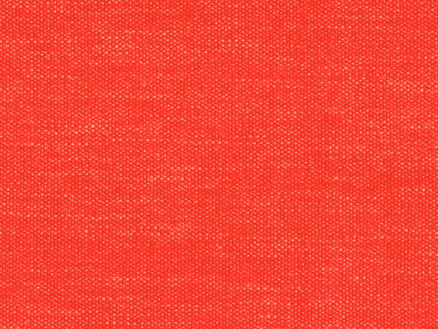Vivid scarlet chenille with fine pale flecks and subtle horizontal tonal texture
