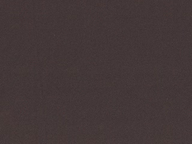 Deep brown chenille with a fine diagonal rib and softly varied surface