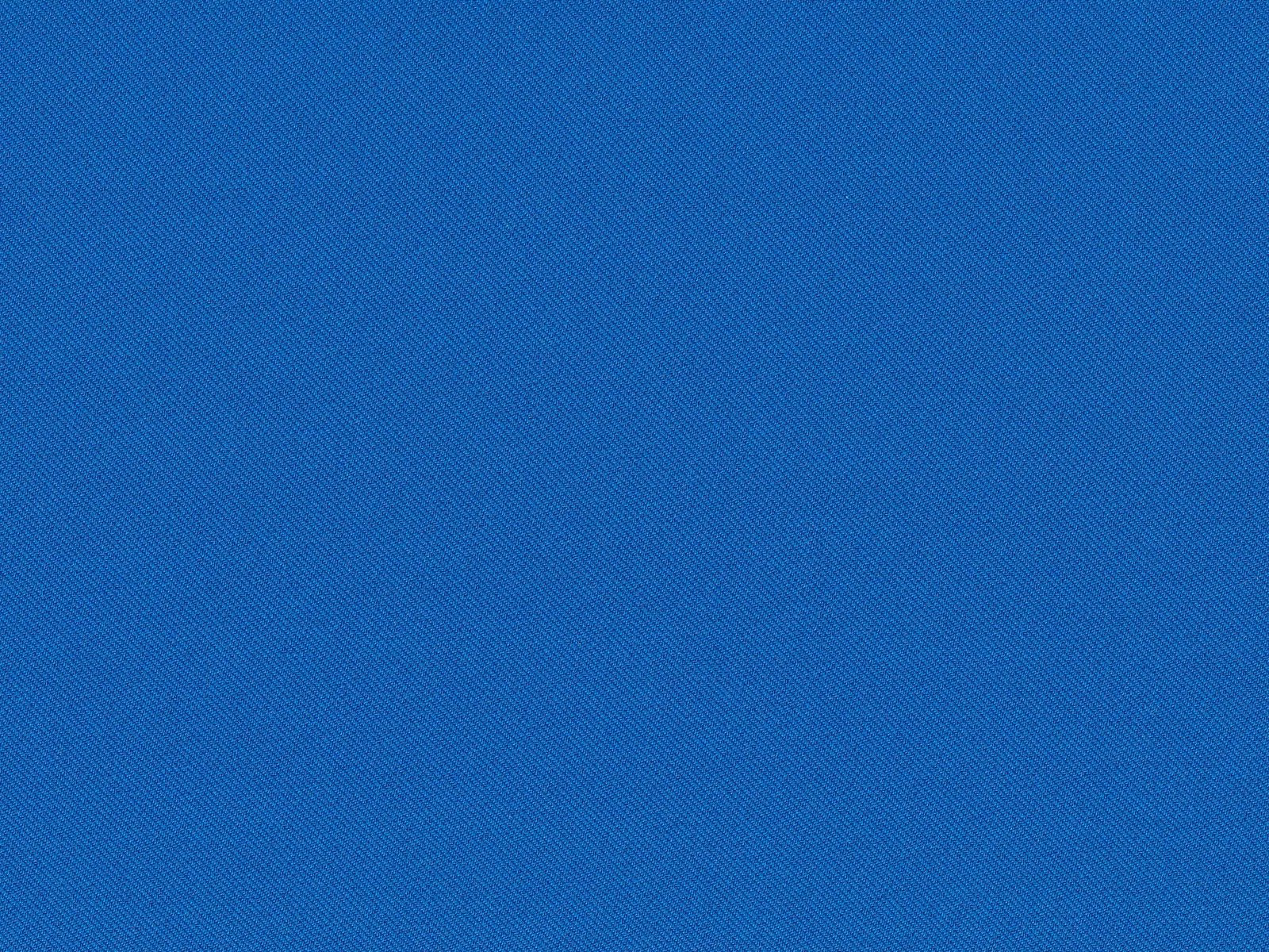 Saturated mid-blue chenille with a fine diagonal woven texture