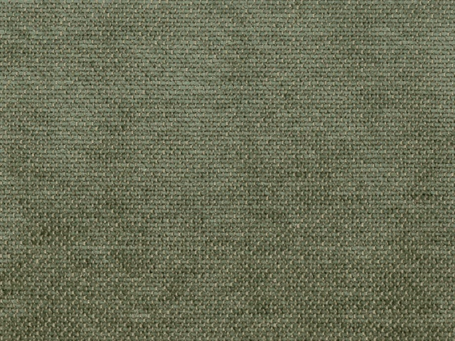 Muted olive-grey sage chenille with a finely nubby woven texture