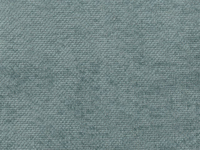 Muted blue-grey teal chenille with a dense, softly mottled nubby weave