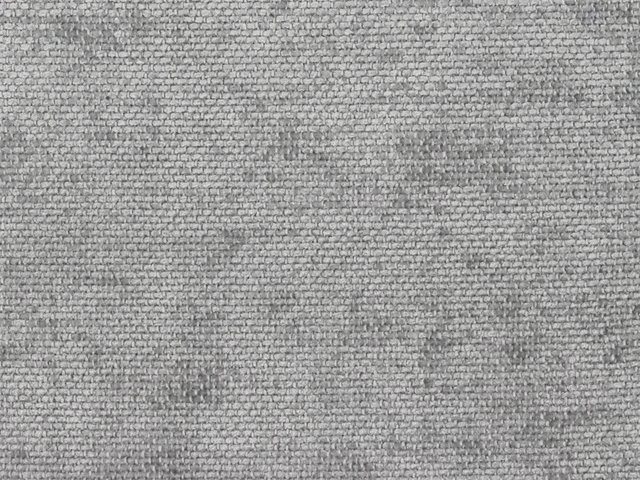Mottled mid-grey chenille with fine woven texture and darker tonal flecks