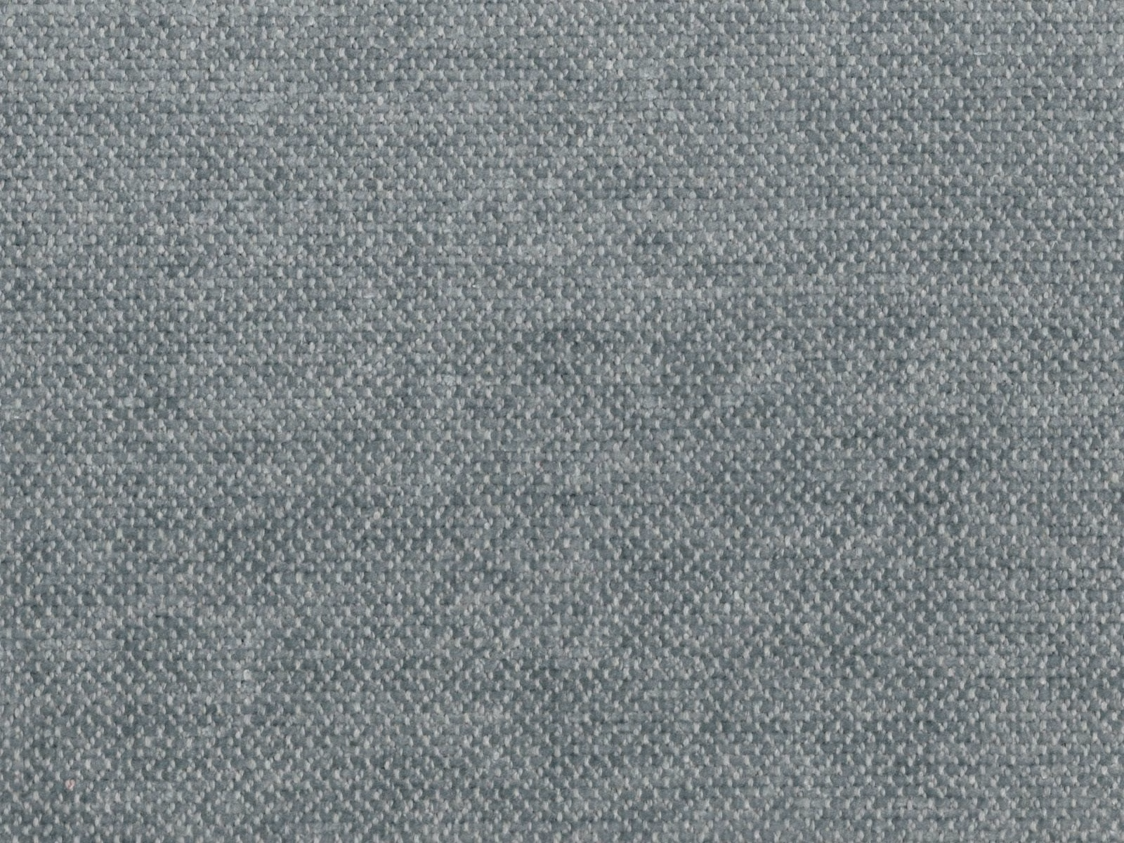 Cool blue-grey chenille with a fine, mottled woven texture