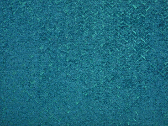 Deep blue-teal chenille with mottled turquoise flecks and softly brushed texture