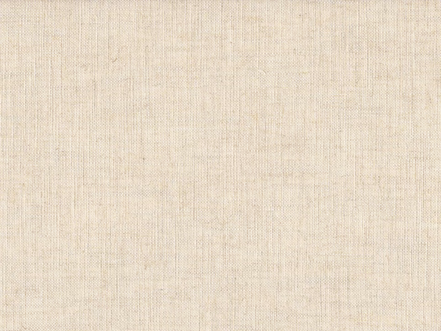 Warm ivory flat weave with fine vertical slubs and a softly flecked surface
