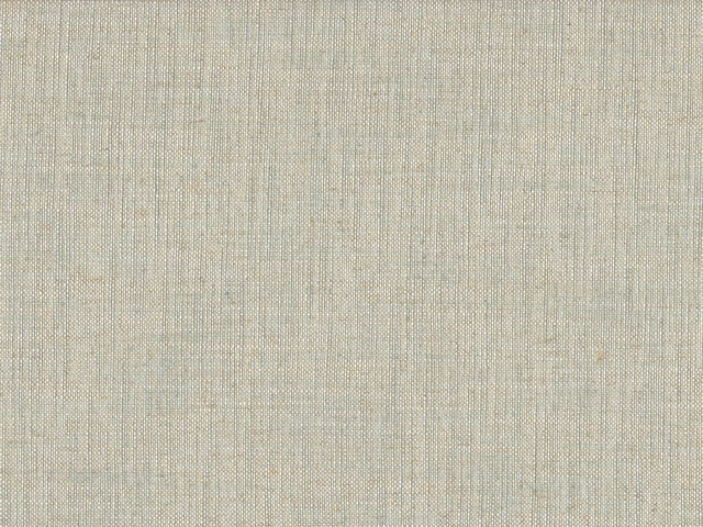 Pale greige flat-weave textile with fine vertical striations and softly slubbed surface