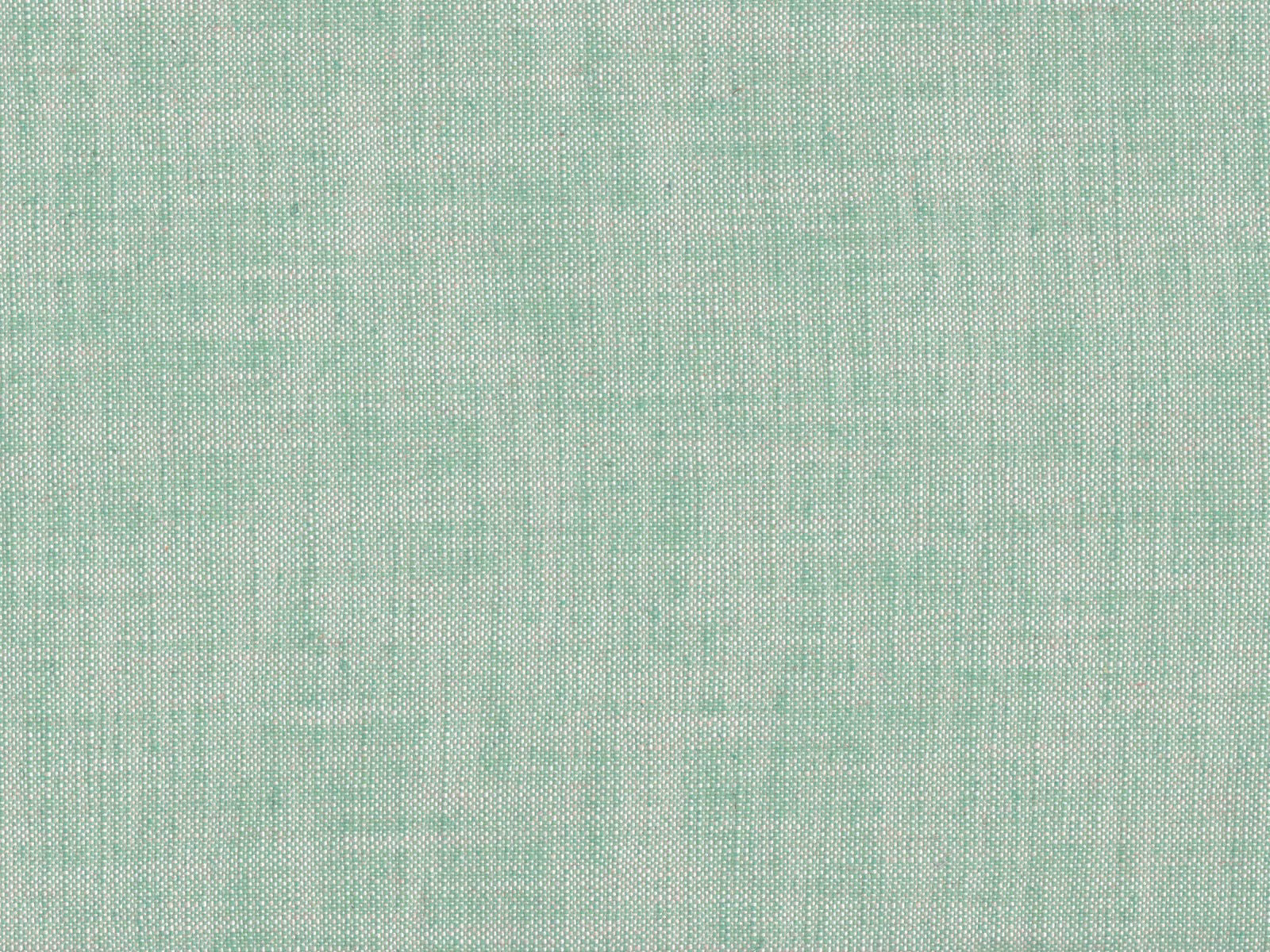 Pale mint-green flat weave with fine crosshatched texture and softly mottled tonal threads