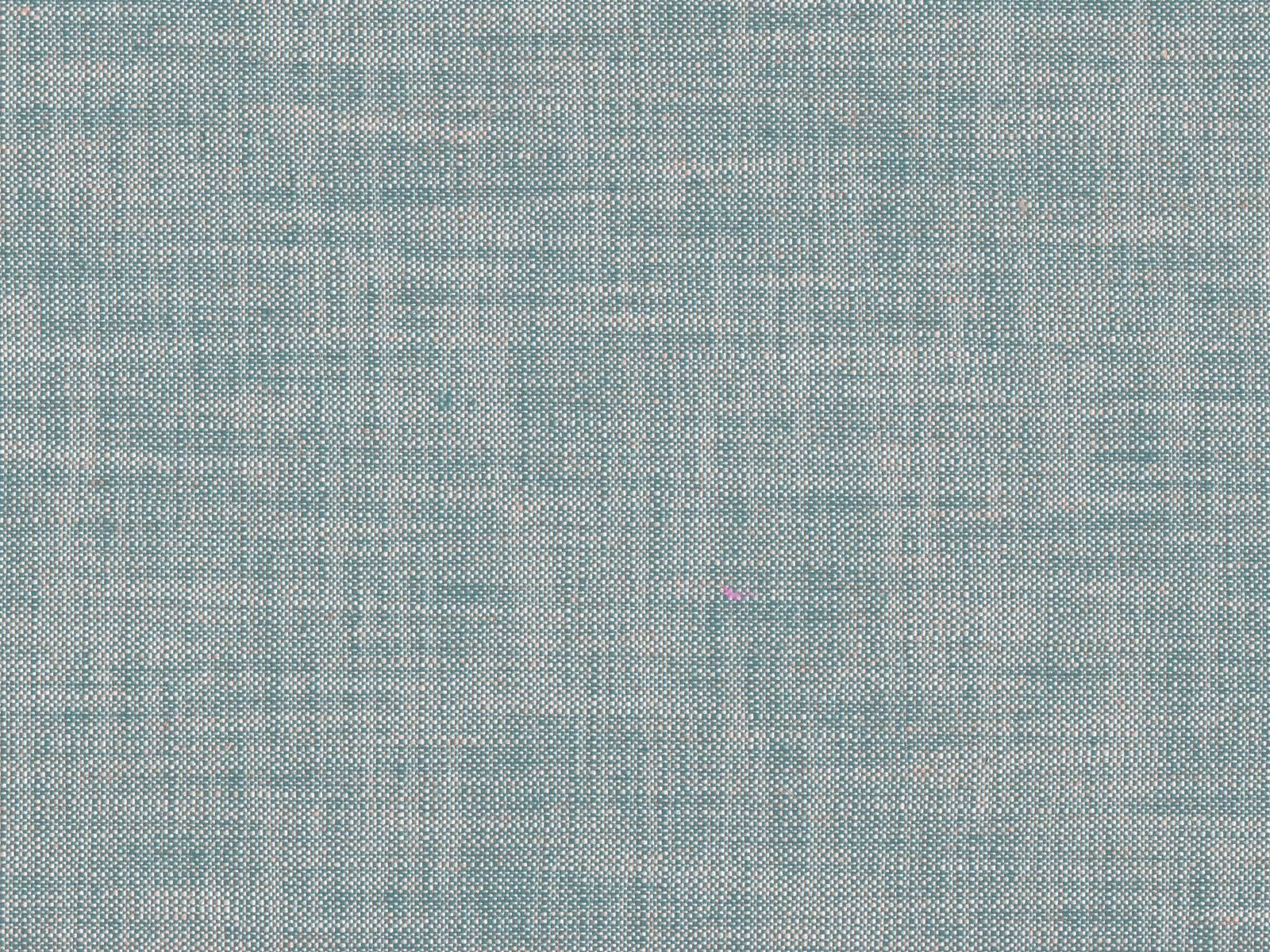 Pale aqua-blue flat weave with fine teal-grey grid and subtle slub texture