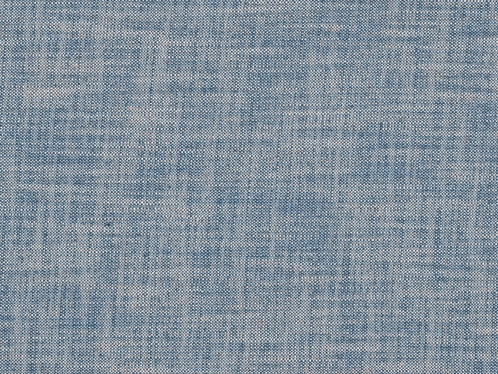 Muted blue-grey flat weave with a fine, softly mottled crosshatch texture