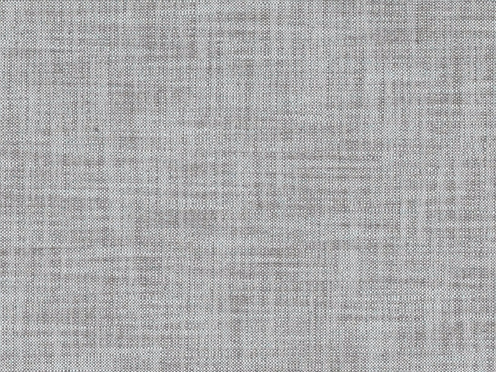 Pale grey viscose-linen flat weave with fine charcoal crosshatch and subtle slub